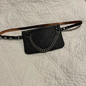 Black Micheal kors Fanny pack